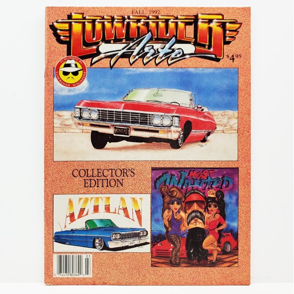 Lowrider Arte Magazine Fall 1992 Vintage Collector's Edition Aztlan Unread